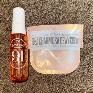 Sol de Janeiro Rosa Charmosa Dewy Cream & 91 Perfume Mist - bnib